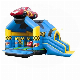 Newest Inflatable Racing Car Colorful Durable Inflatable Bouncer Castle with Slide Combo