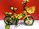 12 Inch Kids Bike with Double Disc Brake / Steel Frame Girl Bike with PU Flashing Wheel Bicycle Wheel Size 12", 12/14/16 Inch manufacturer