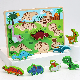  Wooden 3D Puzzle Montessori Shape Sorting Game Early Education Toys