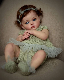  60cm Completed Doll in Picture Reborn Doll Tutti Toddler Girl Hand Paint Doll with Genesis Paint High Quality 3D Skin Doll
