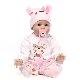  Reborn Baby Doll, 22 Inch Weighted Baby Lifelike Reborn Doll Girl for New Year Gift for Kids