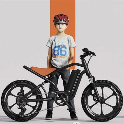 Elesmart Manufacture 16" 24V 10ah Electric Vintage Mountain Ebike CT16A Electric Bicycle 20km/H Child Electric Bicycle Bike