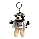 10cm Customized Pilot Uniform Small Stuffed Animal Toy Cute Plush Teddy Bear Mini