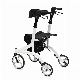  Deluxe Aluminum Stand up Multifunction Rollator for Mobility Scooter Elderly and Disabled