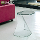 Mushroom Shape Glass Side Table