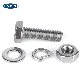  DIN933 All Size Fastener Stainless Steel A2-70 A4-80/ Zinc Plated Carbon Steel Hexagon Hex Bolt and Nut