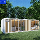 40FT Outdoor High-Quality Prefab Steel Structure Apple Cabin House Tiny House Mobile Working House