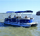 12-Seater Aluminum Alloy Pontoon Commercial Fishing Luxury Passenger Pontoon Boat with Outboard Engine for Business