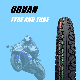  ISO9000 Certification Strong Body Bajaja Pattern Motorcycle Tubeless Tyre/Tire (300-17)