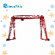 Used Mobile Electric Hoist Hydraulic Indoor Small Gantry Crane 1 Ton 3 Ton Price manufacturer