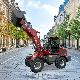  Euro5 EPA4 Front Small Mini Wheel Loader with Lifting Hook/4-in-1 Bucket/Digging Bucket/Twist Drill/Snow Bucket