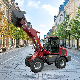  Euro5 EPA4 Front Small Mini Wheel Loader with Lifting Hook/4-in-1 Bucket/Digging Bucket/Twist Drill/Snow Bucket