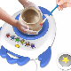 Electric Clay Craft Art Kit DIY Paint Color Kids Model Coloring Toys Educational Ceramic Making Rocket Pottery Wheel Machine