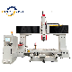 5 Axis Table Movable Rtcp Function Router Machining Center for Wood Foam Material Plane Yacht Model 5 Axis Router Machine
