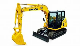  Usedkomatsu PC70-8 7 Ton 0.32-0.39m3 Medium Hydraulic Crawler Excavator in Stock for Sale