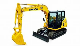 Usedkomatsu PC70-8 7 Ton 0.32-0.39m3 Medium Hydraulic Crawler Excavator in Stock for Sale