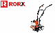 Rorx 52cc Garden Tools Hand Push Gasoline Mini Tiller manufacturer