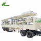  Stake Livestock Cattle Transport Carrier Tandem Axle Triple Axis Fence Drop Semi Trailers