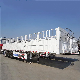  (Spot Promotion) China 3 Axle 60 Ton Stake Fence Cargo Storehouse Truck Semi Trailer Livestock/Cattle/Cow/Pig/Poultry Animal Transport Trailer for Sale in Sudan