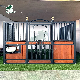 European Style Equestrian Equine Elegant Exotic Horse Box Stall Stable Panel manufacturer