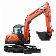 Ka60 Good Price Mini Digger Wheel Excavator Smallest Excavator 6 Ton 8ton Wheel Type Excavator 8000kg