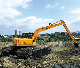 Long Arm Undercarriage Floating Pontoon Marsh Amphibious Excavator