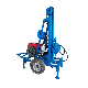 130m Deep Trailer Mounted Portable Water Well Drilling Rig Machine