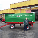 Ce Certificate Europe Hot Selling 7cx-8t 8 Tons Double Axle Four Wheel Three Way Tipping Farm Trailer