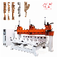 Multihead CNC Wood Router Machine for Furniture Legs Column Carving Prices