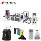 Automatic Rewinder Draw Tape Drawstring Garbage Bag Making Machine with Rope Tie