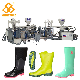  Automatic Rotary Injection Moulding Machine for Making Rain Boots Gumboots Rain Shoes in PVC Plastic Rubber Material