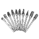  Milling Cutter Tungsten Steel Rotary Burrs Drill Bits Rotary Grinder Grinding Head for Woodworking