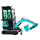  China Mini Digger Excavator with Cabin Sun-Proof Optional Attachments Bucket Auger Breaker for Sale