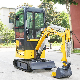  Farm 1t 2t 3t Orchard Garden Planting Trees Digging Pit Compact Diesel Home Mini Pelle Thumb Micro Crawler Crushing Small Mining Agricultural Trenches Digger