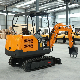  Rhinoceros New Excavators Digger Mini 1 Ton Excavator Minibagger Xn10-8 Pelle Small Excavator Mini Digger with Euro V Engine