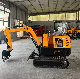 China Factory Direct Sale CE ISO 1t 1.8ton 2t 3t 1000kg Hydraulic Diesel Mini Excavator for Sale