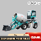 Cheap Gunite Machine Price Small Concrete Pump Diesel Engine High Performance Self-Loading 1.5m3 Mobile Cement Concrete Mixer for Sale manufacturer