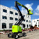 10m-18m Hydraulic Towable Trailer Mounted Telescopic Articulating Electric Boom Man Lift Cherry Picker Lift Spider Aerial Work Platform Lift