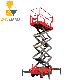  Good Quality 4.8m Safe Hydraulic Vertical Manual One Man Lifters for Sale