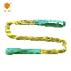 High-Tenacity Polyester Round Sling Woven Webbing Sling Lifting Equipment Serviceable