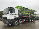  Zoomlion 38m Concrete Equipment Concrete 5 Boom Beton Pumper Machine Used Concrete Pump Benz Truck