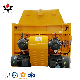 Factory Price 2cbm Double Shaft Horizontal Type Concrete Mixer with Lift manufacturer