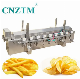Automatic Food Fryer Machine Continuous Belt Conveyor Frying Machine manufacturer