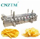 Automatic Food Fryer Machine Continuous Belt Conveyor Frying Machine