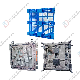 1200*1200*160 Inserted Steel Packing Loading Recycled PP/HDPE Plastic Three Skid Pallet Mould