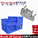 Plastic Nestable Stackable Industrial Large Basket Fruit Container Injection Mould