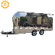 Stainless Steel Mobile Ice Cream Vending Vegetable Display Food Burger Truck manufacturer