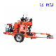  Gy-150b Portable Trailer Mounted Hydraulic Geotechnical Geo Exploration Core Drilling Rig with Mud Pump