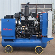  41kw 8bar 5m3/Min Small Portable Diesel Screw Air Compressor for Industrial