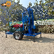 100m 200m Deep Hydraulic Water Well Rotary Drilling Rig with Electric Start